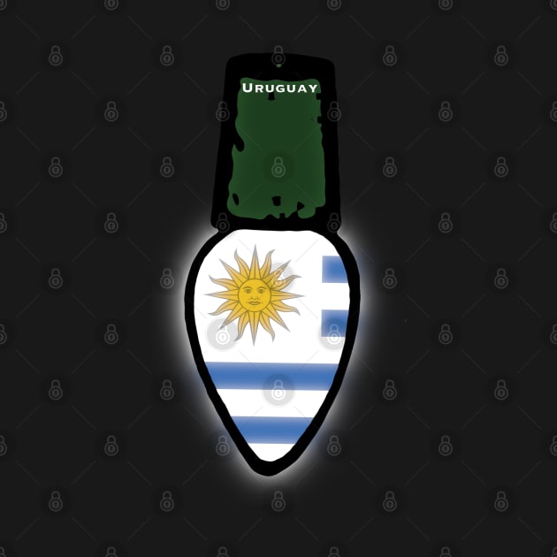 Uruguay Flag Christmas Light by SoLunAgua