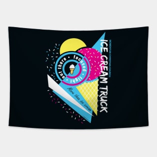 80s Retro Ice Cream Cone - Momentum Christian Church Fan Art Tapestry