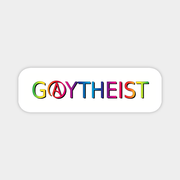 Gay Atheist Magnet by WFLAtheism