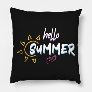 goodbye school hello summer vibes Pillow