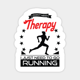 Running - Better Than Therapy Gift For Runners Magnet