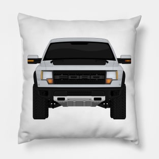 Raptor Ingot silver +hood decal Pillow