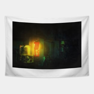 Japan - 'Midnight Lantern Light' Tapestry