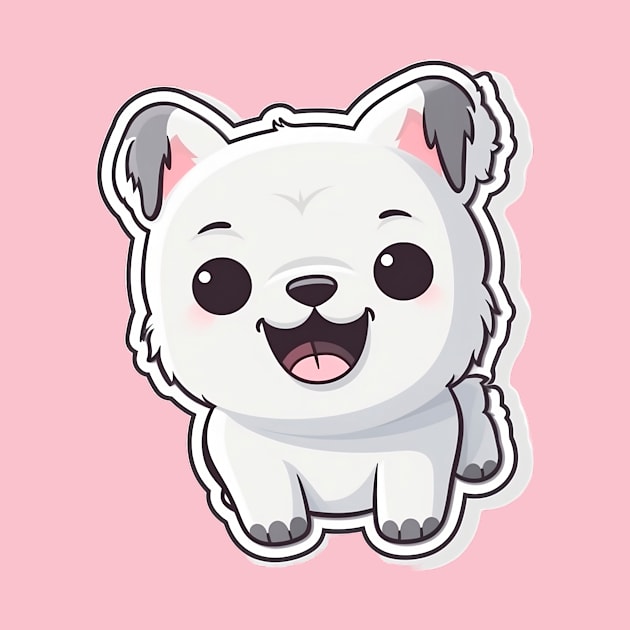 Cute kawaii dog by KingKachurro