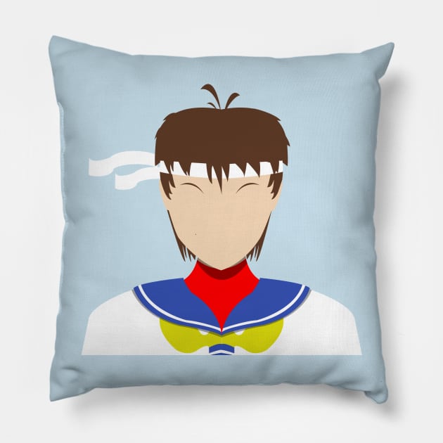 Sakura Vector Pillow by MagicFlounder