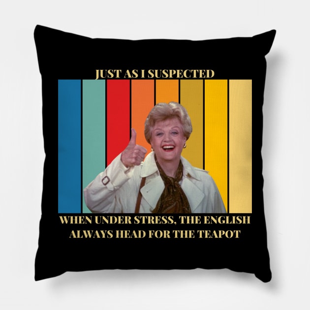 Murder she wrote Pillow by MadeBySerif