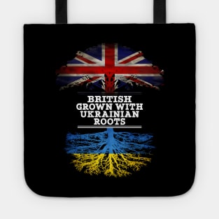 British Grown With Ukrainian Roots - Gift for Ukrainian With Roots From Ukraine Tote