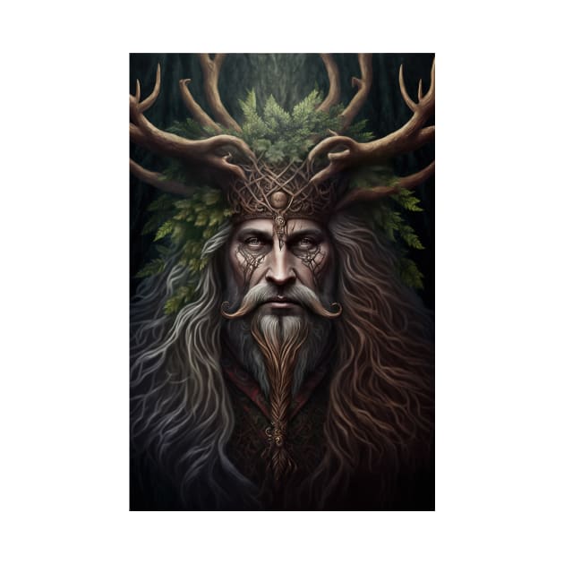 Green Man #005 by thewandswant