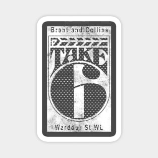 Take 6 Historic 60's Fashion Label Magnet