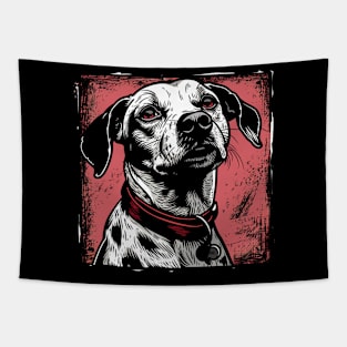 Retro Art Dalmatian dog Dog Lover Tapestry