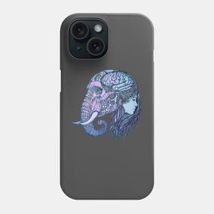 The Girl and the Elephant Phone Case