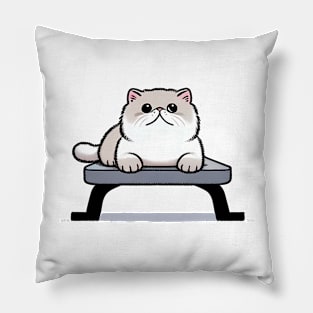 Bench Press Purrfection Pillow