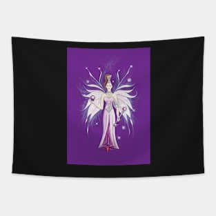 Angel Yasmine - Reiki Fortune Angel - Illustration by Benita Jayne Tapestry