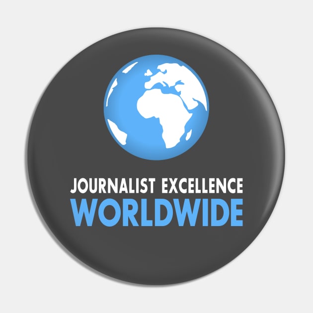 Journalist Excellence Worldwide Pin by JournalistEW