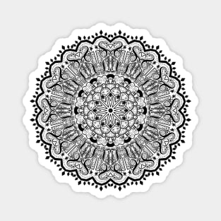 Mandala Design Magnet