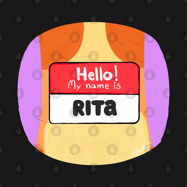 Bingo Name Tag (Rita the Grannie) by jberoldart