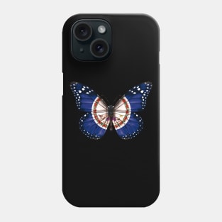 Virginia Flag Butterfly - Gift for Virginian From Virginia VA Phone Case