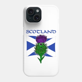 Scottish Thistle Scotland Flag St Andrews Day Phone Case