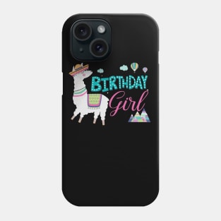 Birthday Girl Llama Phone Case