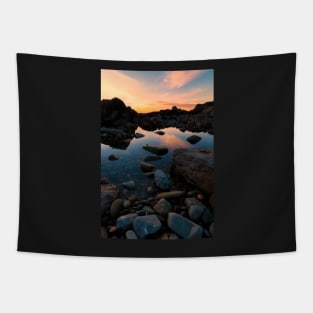 Sunset at the Beach Tapestry