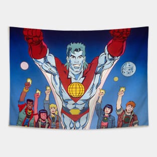 Captain Planet, He's A Hero Tapestry