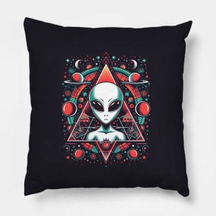 Alien artwork Pillow