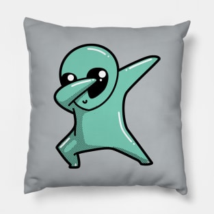 Dabbing Ufo by Tobe Fonseca Pillow