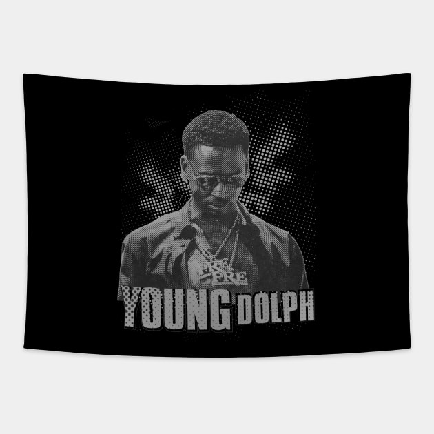 Young dolph Illustrations Tapestry by Degiab