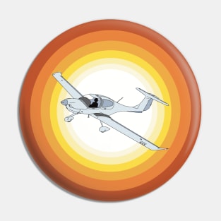 Diamond DA40 Sunset Pin