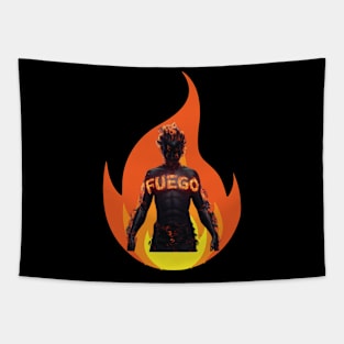 Fuego of Faith: Ignite Your Passion this Easter (Flame, Fire, Fuego, Holy Fire, Holy Spirit) Tapestry