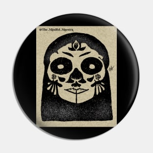 Doña calaca Pin