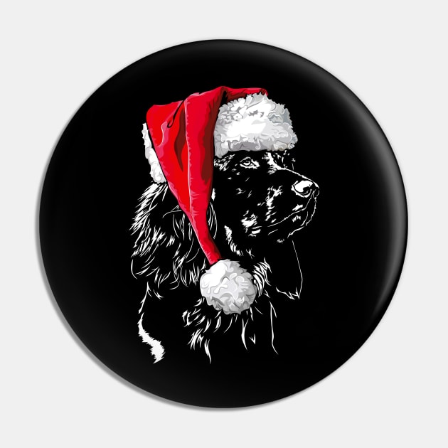 Funny German Longhaired Pointer Santa Christmas dog mom Pin by wilsigns