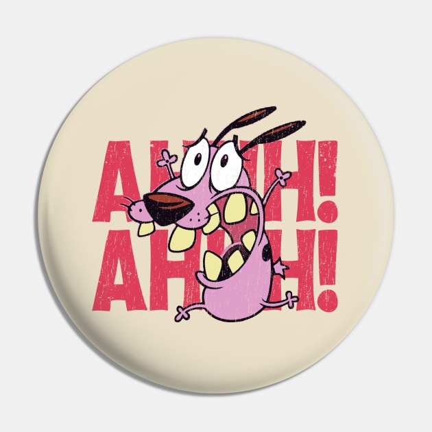 courage dog - ahh ahh ahh Pin by Colana Studio