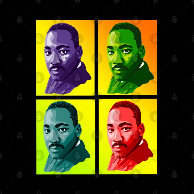 Dr. Martin Luther King Jr. Portrait by Slightly Unhinged