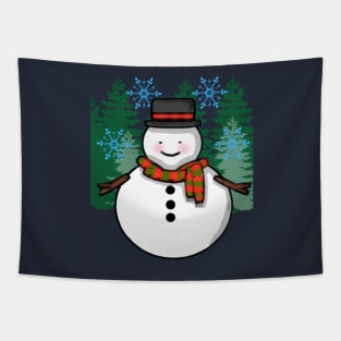 Snow Man Tapestry