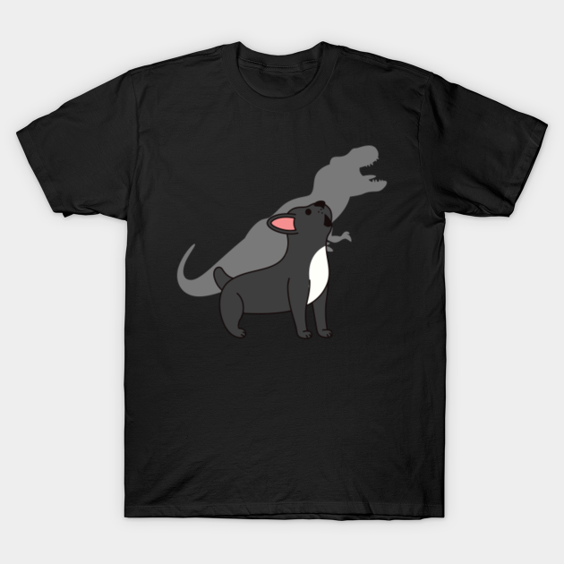 Discover French Bulldog Howling T-Rex Dinosaur - French Bulldog - T-Shirt