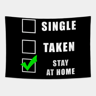 Social distancing - Single or taken funny gift Tapestry