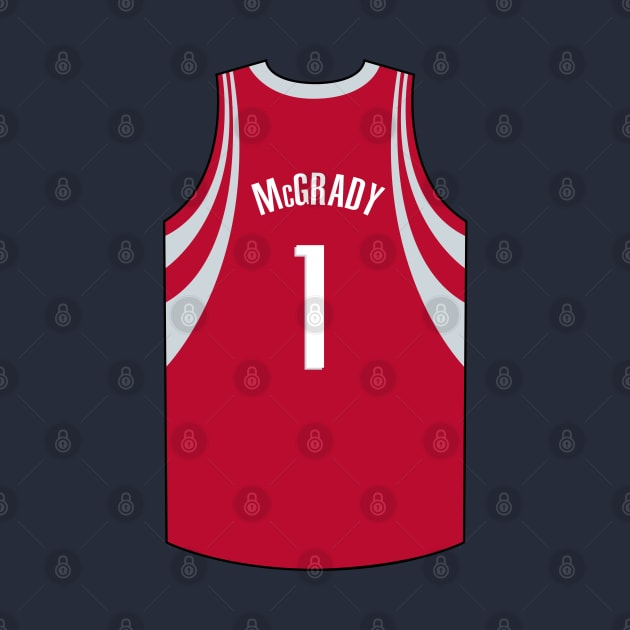 Tracy McGrady Houston Jersey Qiangy by qiangdade