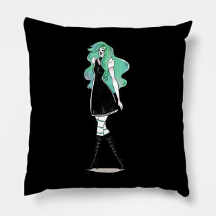 Cute Lady Vintage Pillow