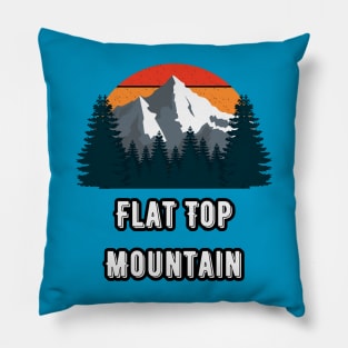 Flat Top Mountain Pillow