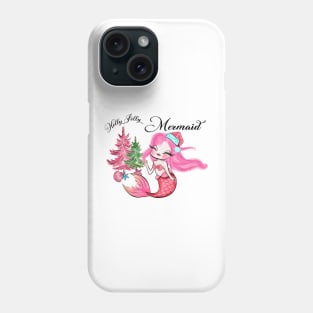 Holly Jolly Mermaid Phone Case