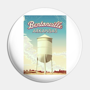 Bentonville, Arkansas travel poster Pin