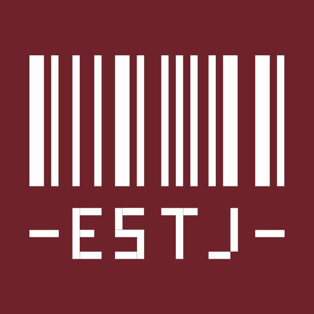 -ESTJ- Barcode by The MBTI Shop