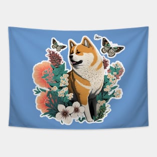 Akita Dog Tapestry