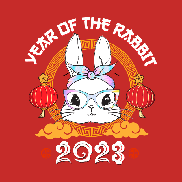 Happy Chinese New Year 2023 Tee Year of the Rabbit Horoscope by Jhon Towel