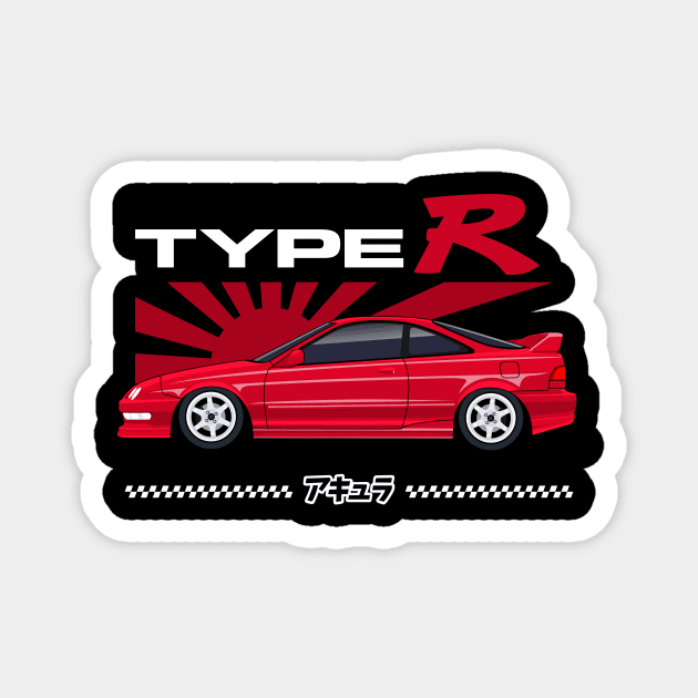 Integra Type R JDM Style Magnet by masjestudio