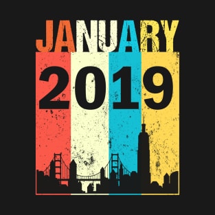 Born In January 2019 Shirt/1 Years Old Shirt / January 2019 / Born In 2019 / Born In January 2019 Gift / January Shirt / T-Shirt