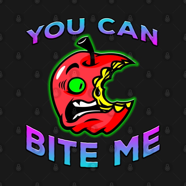 You Can Bite Me Apple Blues by Shawnsonart