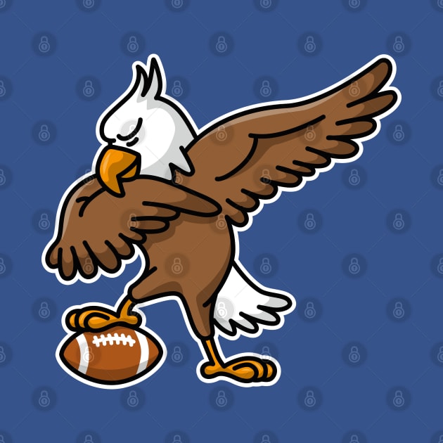 Dabbing dab American Eagle American football by LaundryFactory