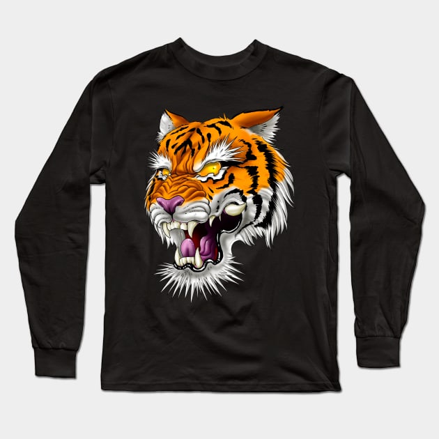 Tiger Print Long Sleeve Shirt, Tiger King